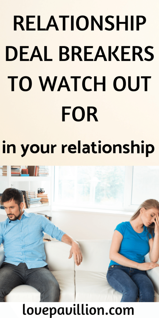 relationship deal breakers