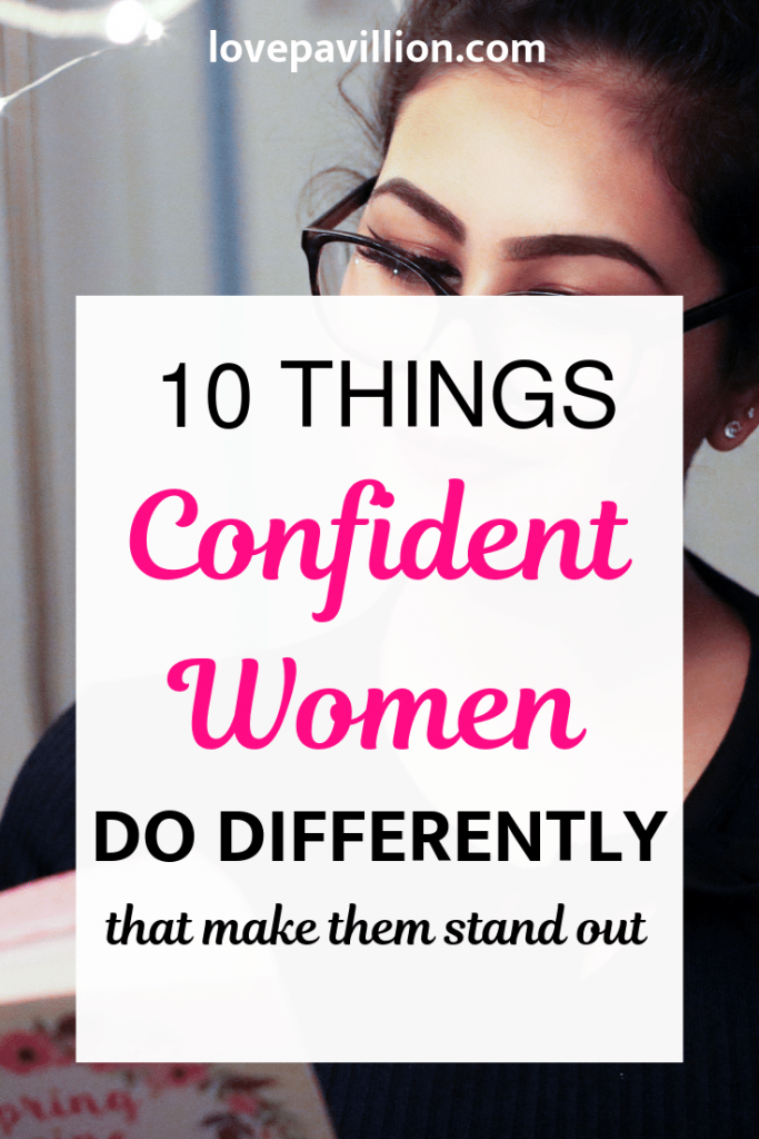 habits of confident women