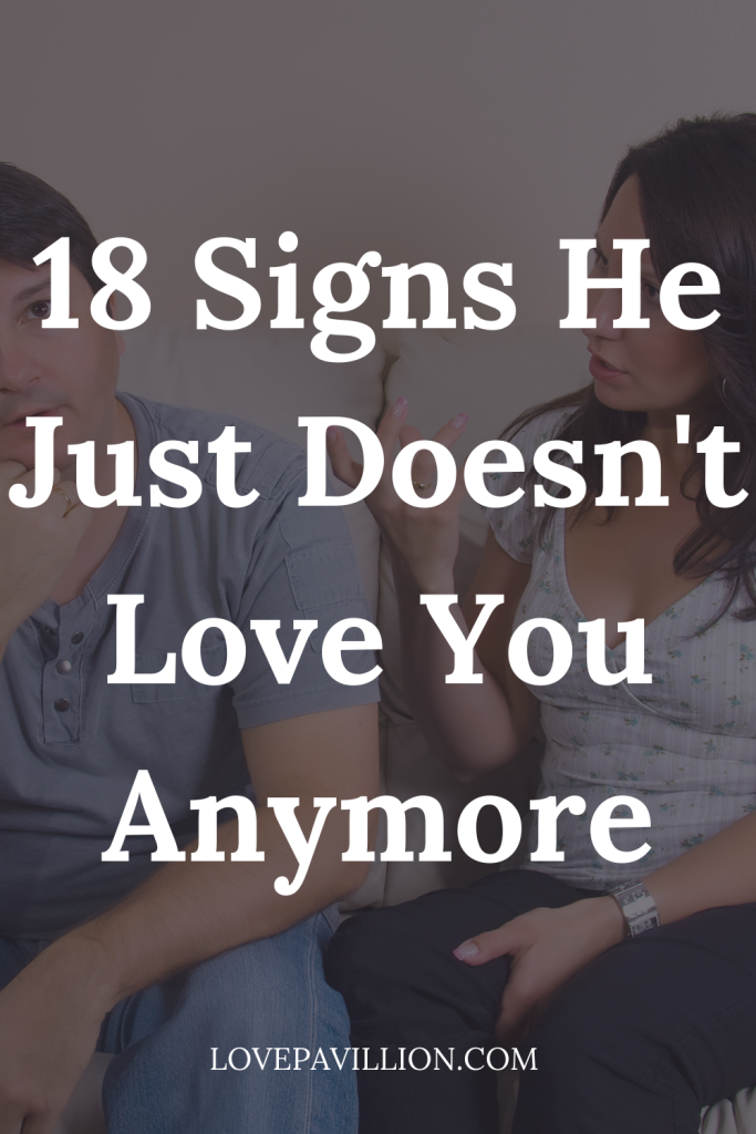 Signs He Doesn’t Love You Anymore