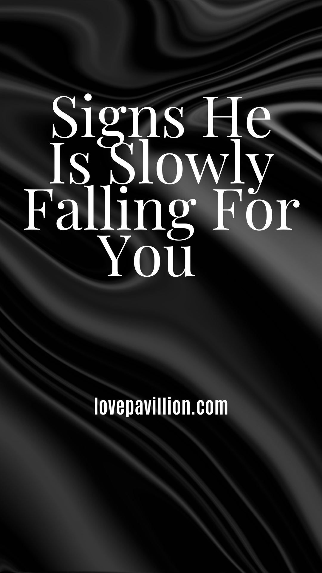 Signs He Is Slowly Falling For You