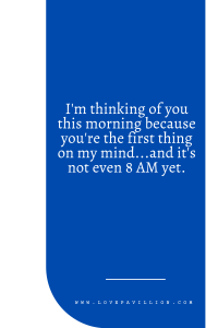 Good Morning Text Messages for Him