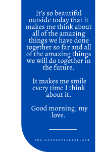 Good Morning Text Messages for Him